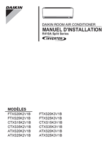 CTXS-K_FTXS20-25K_ATXS20-25K_3PFR363588-1B_Installation manuals_French download